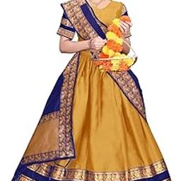 Fancy Designer Flaired Art Silk Multicoloure Lehenga Choli With Dupatta set-picture-13