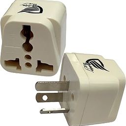 Vadda Bai (2 Pcs.) 10A 3 Pin Universal Adapter Conversion Plug for Travel India to Australia, China, New Zealand (White) 2 pieces-17