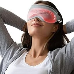 Portable Electric Silicone Eye Massager | In-Built Music,Heat & Vibration | Relieves Headache & Migraine | Premium Heated EyeMask for Dry Eyes,Sinus,Migraine,Sleeping | Reduce Eye Strain,Dark Circle,Eye Bags |(Standard)-image-51