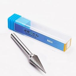 KROST Carbide Rotary Burr,Single Cut Tungsten Carbide Rotary Burr Set, 1/4 inch Shank Die Grinder Bits, Carbide Rotary File for Metal Wood Carving, Engraving, Polishing, Drilling. (A3)-25