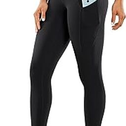 Women's High Waisted Yoga Pants with Pockets Naked Feeling Workout Leggings-25 Inches Black 25" XL-image-73