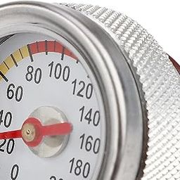 ATORSE Oil Temp Gauge Metal Fitting Motorcycle Oil Temperature Gauge Oil Temp Meter argent-image-38