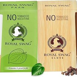 ROYAL SWAG Ayurvedic & Herbal Cigarettes 100% Tobacco-free and Nicotine-free PAAN, Clove Flavour (20 Sticks) | Made with 100% Natural Ingredients - Made in India-image-98