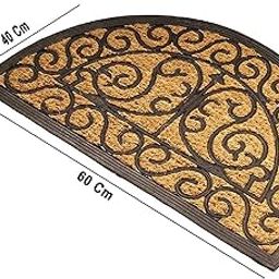 SWHF Coir and Virgin Rubber and Extremely Durable Door Mat (Black, 70X40 cm)-6