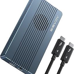 ACASIS 40Gbps M.2 NVMe SSD Enclosure with Built-in Cooling Fan, Tool Free Installation, TBU 405 Pro for M1 M2 Pro/Max, Compatible with USB4/3.2/3.1/3.0/2.0, Support SSD Size 2280 B+M M-Key-14
