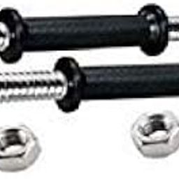 Body Maxx Rod14 Steel Dumbell Rods with Fiber Grip and Locks, 14-Inch Pair (Black)-picture-11