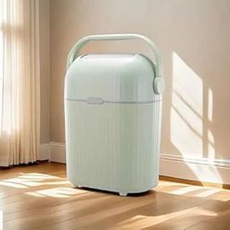Odorless Diaper Pail Freshness and Hygiene for a Clean Baby Trash Can for Bathroom Trash Can with Lid and Handle, Garbage Can for Kitchen Cabinet Door in Cabinet Door Trash Can Waste Bin-picture-30