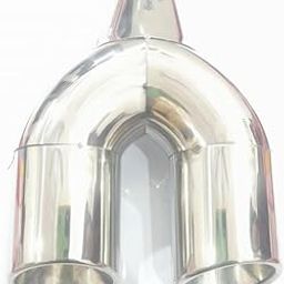 Autofetch Stainless Steel Car Bent Burnt Oval Exhaust Tail Muffler Tip 60mm Curved Oval Double Pipe 60mm (Chrome) Compatible with Hyundaai Verna(2023)-picture-13