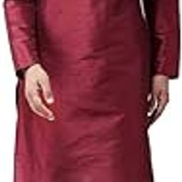 Men's Dupion Silk Kurta Pyjama Set-image-60