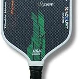 Racquet Nation Summit 16mm Max Power Pickleball Paddle, Titanium Woven T-700 Raw Carbon Fibre Surface, USAP Approved, Honeycomb Core, Thermofoamed Edge, Designed in India-15