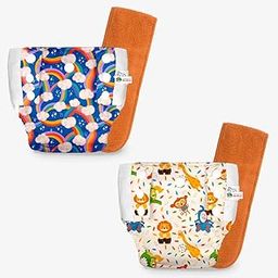 SuperBottoms UNO Cloth Diaper Pants (9kg-17kg) | Pull-up diaper pants | Super Absorbent | Washable & Reusable 300+ times | Comes with a Dry Feel Magic Pad | CPSIA Certified | Pack of 2-19