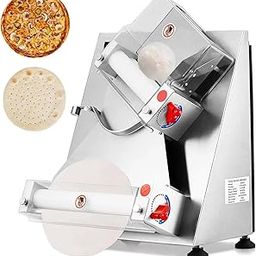 Mann Mart‚Automatic Dough Roller Sheeter for Pizza, Pasta, Bread & Noodles - Commercial Grade Kitchen Equipment for Consistent Dough Rolling-image-60