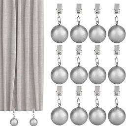 BOXOB 12pcs Outdoor Curtain Weights, Metal Resin Windproof Waterproof All Weather Drapery Weights Heavy Outdoor Secure Your Drapery Curtain Anchors for Tablecloth Shower Liner-image-51