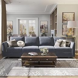 Torque - Ethan 4 Seater Fabric Sofa for Living Room, Bedroom, Office Furniture (Dark Grey) | 1 Year Warranty-image-69