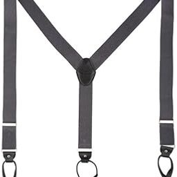 Gentry Dark Grey Y-Back Button Elasticated Suspender for Men-picture-52