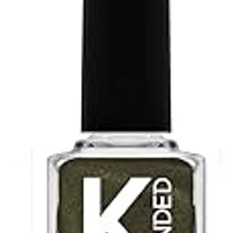 KINDED Nail Paint Long Lasting Lacquer Quick Drying Nail Polish Enamel for Girls Women With One Coat Single Stroke Application (9 ml, Metallic Finish, Shade 08 Metallic Bronze Green)-image-45
