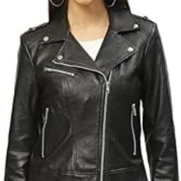Women & Girls Trending Style Leather Jacket-image-3