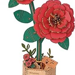 CALANDIS Flower Building Blocks for Couples Women Wife Her Girlfriend Valentine's Day Style C | Floral D?©cor-image-74