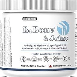 B4Bone Joint support Supplement Powder | Marine Collagen Powder with Hyaluronic Acid, Omega-3 and Vitamin E, 200g-image-36