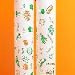 Food Grade Paper Roll with Food-Themed Design, Water and Oil Resistant, Non-Stick, Perfect for Wrapping Sandwiches and Snacks-image-66