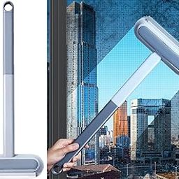 Kesi Multifunctional Screen Brush 5 in 1 Mesh Cleaning Brush & Wiper Double-Sided Window Cleaner Detachable Window Mesh Cleaner for Mesh Screen, Window Screen,Dust,Stain, Long, Pack of 1-12