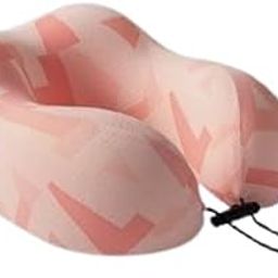 Foam Neck Pillow for Travel, Neck Support Rest Pillow for Flight, Airplane, Train,Car for Sleeping | Orthopedic Cervical Pain for Men and Women Color - (Pink)-26