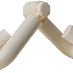 UJEAVETTE Hip Thigh Exerciser Portable Triangle Structure Leg Arms Workout Fitness White- Sporting Goods- Fitness Running & Yoga- Fitness Equipment & Gear- Thigh Exercisers-image-8