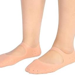 NEW FULL HEEL, New Silicone Full Heel Socks Full Length Silicone Protector Moisturizing Socks for Foot-Care and Heel Cracks for cracked feet, heel pad for heel pain (Pack Of 1)-image-5