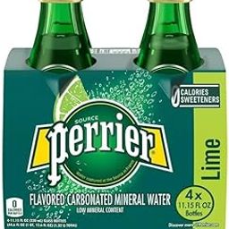 Perriers Lime Flavoured Carbonated Mineral Water Refreshing and Invigorating Beverage 4 X 330ml Each-16