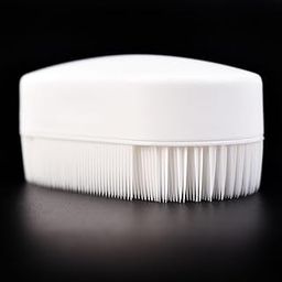 B-Arm Sensory Brush For Autism Kid,Adult |Soft Bristle Therapressure Brush Scalp Massager Manual For Occupational Therapy For Head | Wilbarger Protocol Brush For Promoting Sensory Integration , White-2