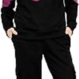 Women's Cotton Track Suit Typography Printed Sweatshirt Co-ords Set 5820-image-20