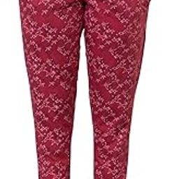 Women's Cotton Regular Fit Printed Pyjama with Elegant Design | Super Soft & Comfortable Lower/Lounge Pant | Ideal for Casual Outings, Travelling, Regular Use (Red)-image-34