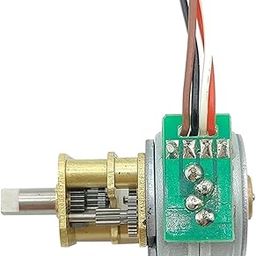 15mm Stepping Gear Electronic Starter 5V 2 Phase 4 Wire 3mm D Shaft Full Metal Gearbox DIY Smart Robot-image-62