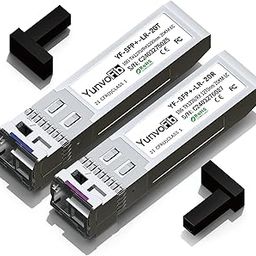 YunvoFib 10Gbps Bi-Directional 1330nm-Tx/1270nm-Rx and 1270nm-Tx/1330nm-Rx LC 20km SFP+ Optical Transceiver(LRA+LRB)-image-28