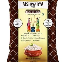 Aishwarya Low GI Rice 1Kg | True Friend for Diabetics | Helps to Control Diabetes | Low GI Value Certified by NABL Lab-image-63