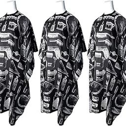 3 Pcs Professional Barber Cape for Adults,Hairdressing Salon Cape for Styling Coloring Hair, Waterproof Hair Cutting Cape with Adjustable Snap Closure-image-54