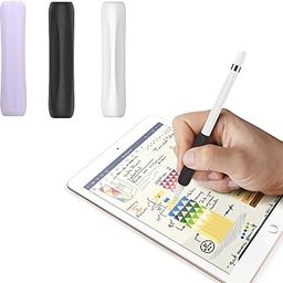 Kidoca 3 Pcs Silicone Stylus Apple Pencil Cover Case for Apple Pencil 2 Generation & Apple Pencil 1 Generation Ergonomic Design Protective Apple Pencil Grip Mobile Accessories [Without Pen]-13