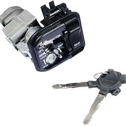 Deutsche Black Cylindrical Finish New Ignition Starter Lock Compatible HD Activa 5G with Magnetic Shutter (4 Wires)-5