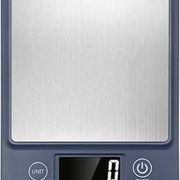 HESLEY Kitchen Scale, USB RECHARGABLE FOOD SCALE Multifunction High Accuracy, Portable and Tare Function, 11lb/5kg Baking-28