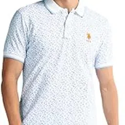 u.s. polo assn. Men's Floral Fitted Polo Shirt-picture-7