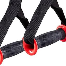 UJEAVETTE® 2Pcs Cable Machine Attachment Handles Universal Stretch Tube Pull Up Handles-image-71