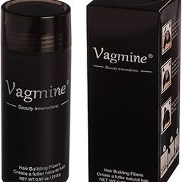 VAGMINE Hair Fiber Dark Brown Powder For Men & Women, 27.5Gms-23