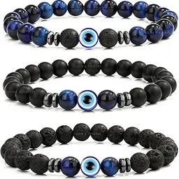 young & forever Gift Blue Tiger Eye Evil Eye Bracelet for Women-picture-48
