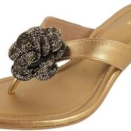 Women Block Chuncky Heel Slip-on Ethnicwear Sandal-image-28