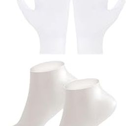Bnf® Silicone Gloves and Socks Spa for Women Lady for Beach Winter Daily Use White|Health & Beauty | Health Care | Foot Creams & Treatments-image-90