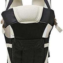 GHRASTHI 4-in-1 Baby Carrier Bag | Adjustable Hands-Free | Breathable Fabric | Comfortable Head Support & Buckle Straps | Cradle, Chest, Backpack, Forward Facing Styles | Black-picture-20