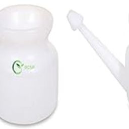 Unbreakable Plastic Round Jal Neti Pot Helpful in Sinus, Light-Weight Neti Pot, Handy, Compact and Travel Friendly Neti Lota for Yoga, Water Capacity 400 Ml White Pack of 2-18