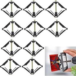 Serplex® 10Pcs 86 Type Switch Socket Cassette Wall Mount Switch Cassette Repairing Tool, Universal Outlet Repairer 86 Switch Bottom Box Repair Wall Socket Repair Device Electrical Base Box Repairers-image-83
