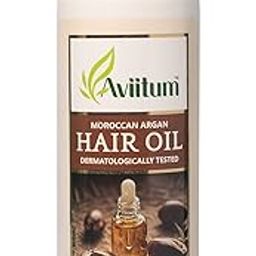 Aviitum Moroccan Argan Hair Oil, 200ml, Lightweight Non-Sticky Formula for Hair Growth, Hair Fall Control, Frizz, Shine and Scalp Nourishment, Silicone-Free, Paraben-Free, for Men and Women-image-97