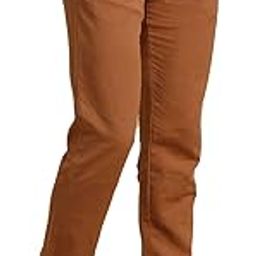 Rust Solid Adjustable Waist Trouser for Men-image-7